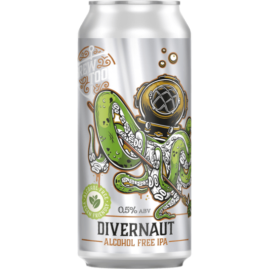 Brew Toon Divernaut – Alcohol Free IPA 0.5% 440ml Can-Scottish Beers-Fountainhall Wines