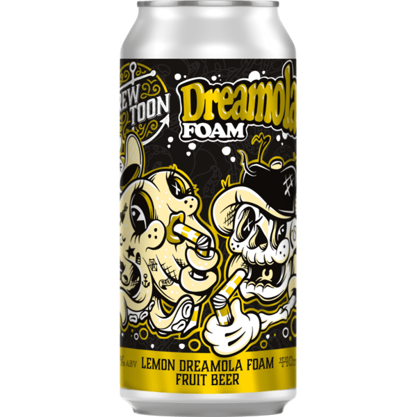 Brew Toon Dreamola Foam Lemon - Lemon Dreamola Foam Fruit Beer-Scottish Beers-5060523961184-Fountainhall Wines