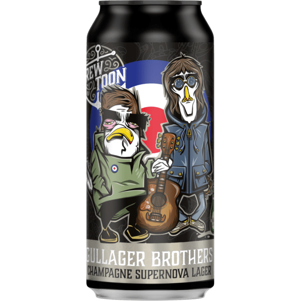 Brew Toon Gullager Brothers - Champagne Supernova Lager-Scottish Beers-Fountainhall Wines