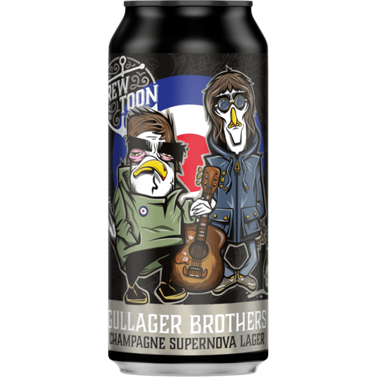 Brew Toon Gullager Brothers - Champagne Supernova Lager-Scottish Beers-Fountainhall Wines