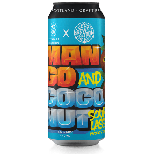 Brew Toon Mango and Coconut Sour Lassi-Scottish Beers-5060143116377-Fountainhall Wines