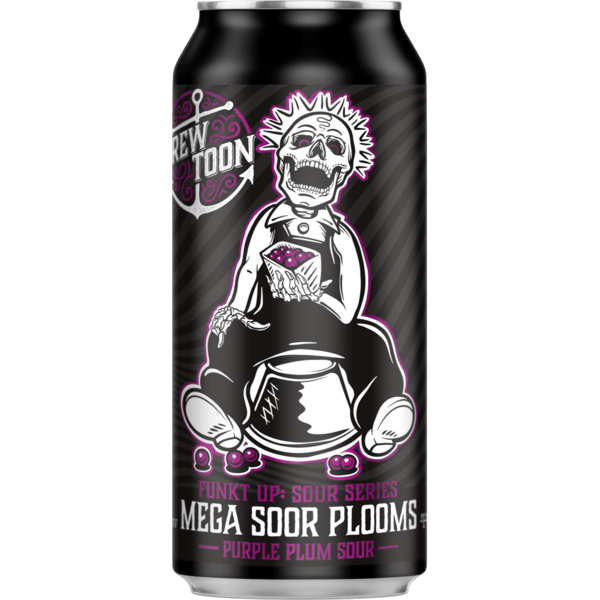 Brew Toon Mega Soor Plooms - Purple Plum Sour 440ml-Scottish Beers-5060523961115-Fountainhall Wines