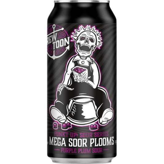 Brew Toon Mega Soor Plooms - Purple Plum Sour 440ml-Scottish Beers-5060523961115-Fountainhall Wines