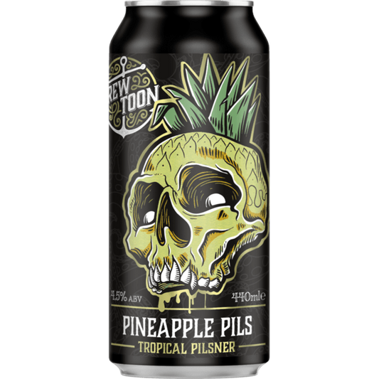 Brew Toon Pineapple Pils - Tropical Pils-Scottish Beers-5060523960538-Fountainhall Wines
