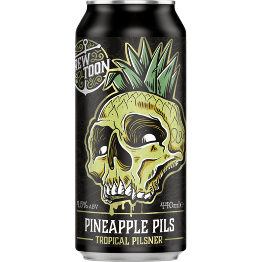 Brew Toon Pineapple Pils - Tropical Pilsner-Scottish Beers-5060523960538-Fountainhall Wines