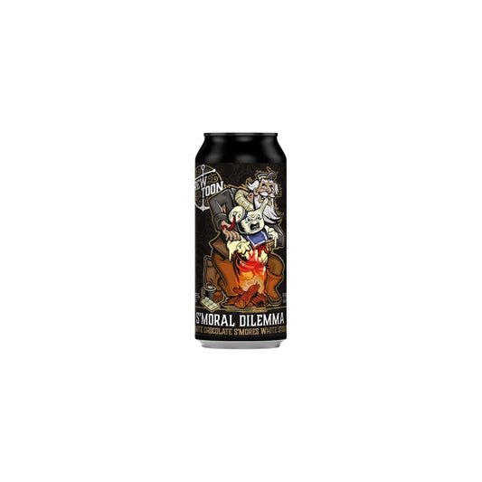 Brew Toon S’moral Dilemma - White Chocolate S’mores White Stout 440ml-Scottish Beers-5060523961290-Fountainhall Wines