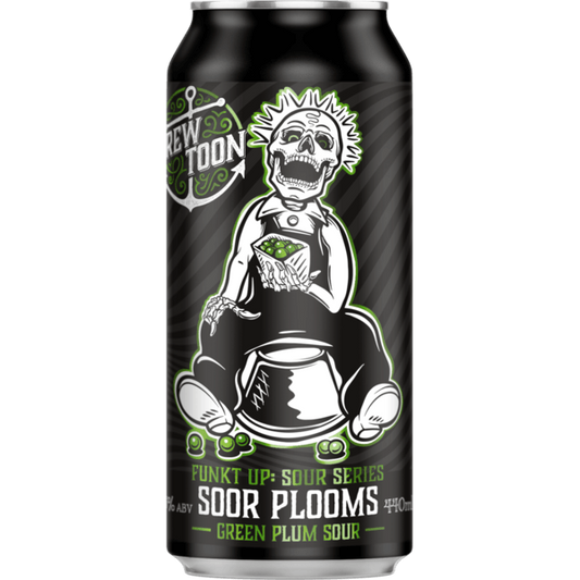Brew Toon Soor Plooms - Green Plum Sour 440ml-Scottish Beers-5060523961108-Fountainhall Wines