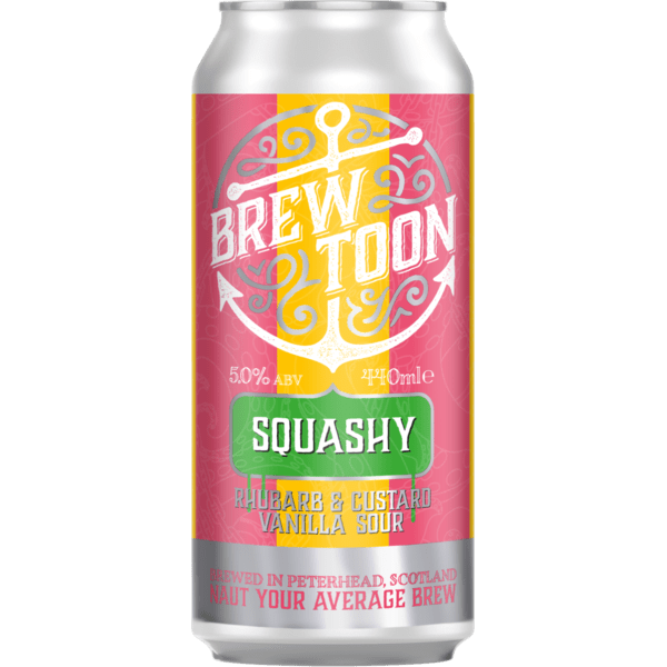 Brew Toon Squashy - Rhubarb & Custard Vanilla Sour-Scottish Beers-Fountainhall Wines