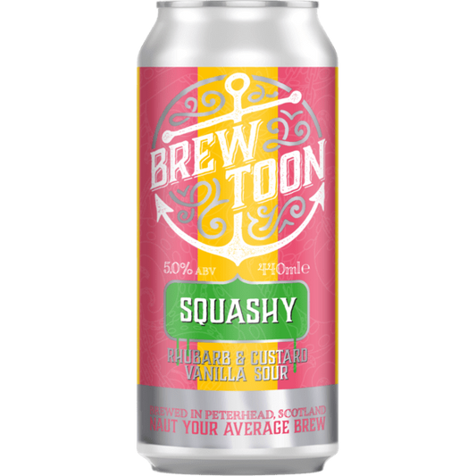 Brew Toon Squashy - Rhubarb & Custard Vanilla Sour-Scottish Beers-Fountainhall Wines