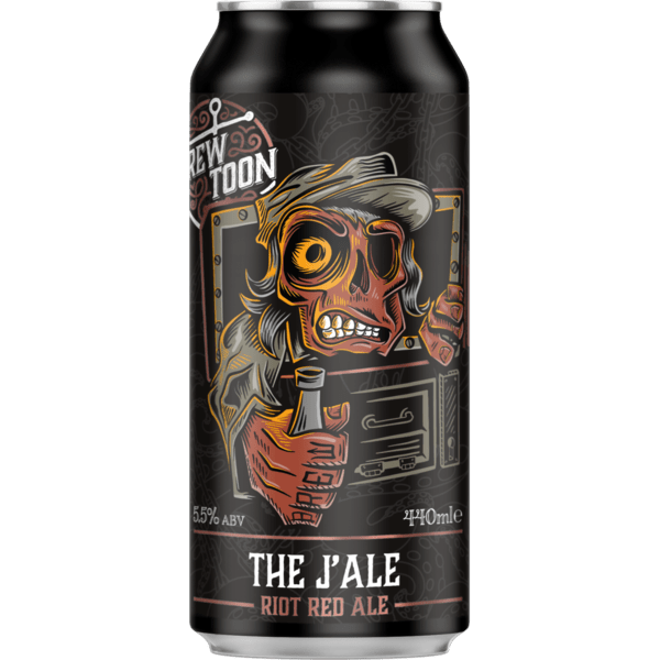 Brew Toon The J'Ale - Riot Red Ale 440ml-Scottish Beers-Fountainhall Wines