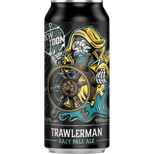 Brew Toon Trawlerman - Hazy Pale Ale-Scottish Beers-5060523960590-Fountainhall Wines