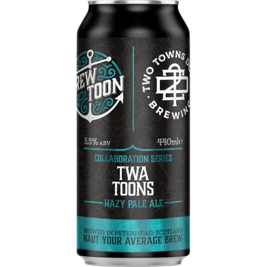 Brew Toon Twa Toons - Hazy Pale Ale-Scottish Beers-5060523961122-Fountainhall Wines