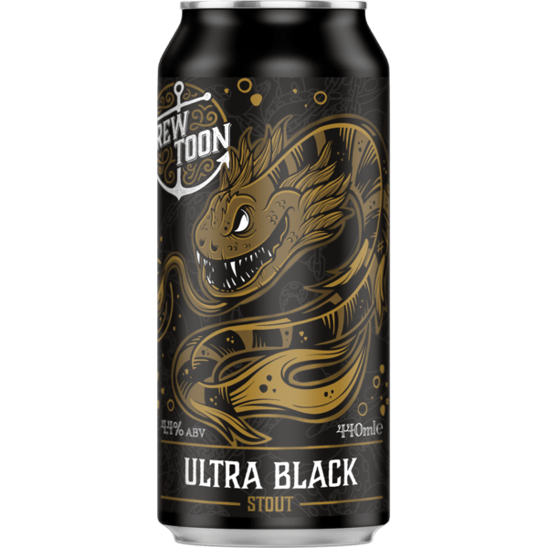 Brew Toon Ultra Black - Stout 440ml Can-Scottish Beers-5060523961139-Fountainhall Wines