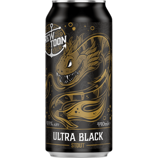 Brew Toon Ultra Black - Stout 440ml Can-Scottish Beers-5060523961139-Fountainhall Wines