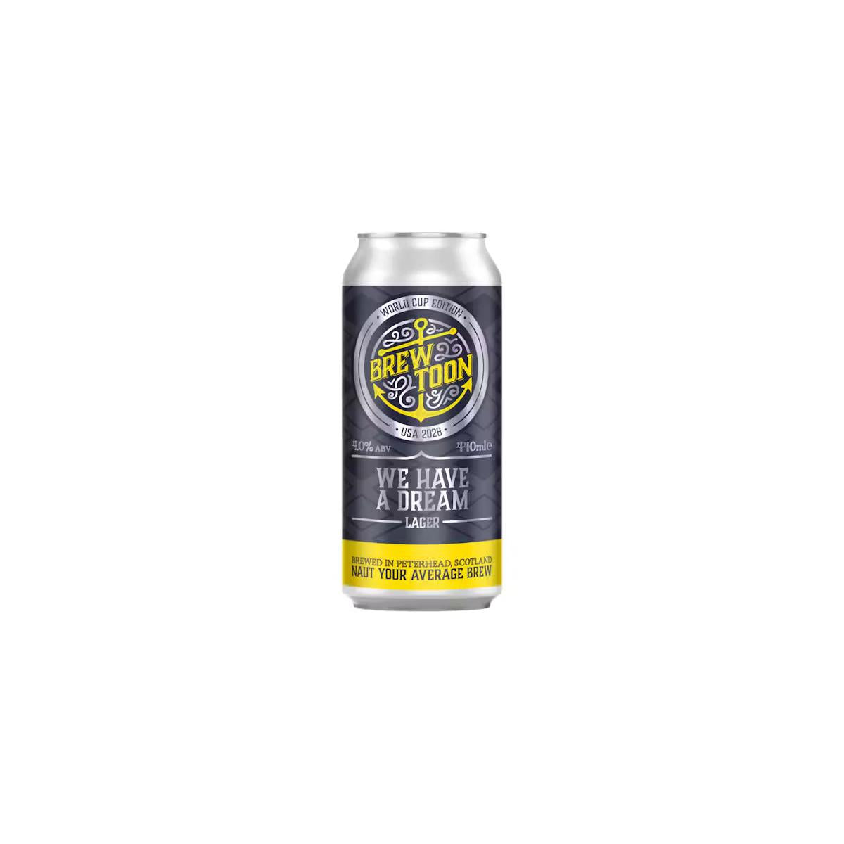 Brew Toon We Have A Dream - Lager-Scottish Beers-Fountainhall Wines