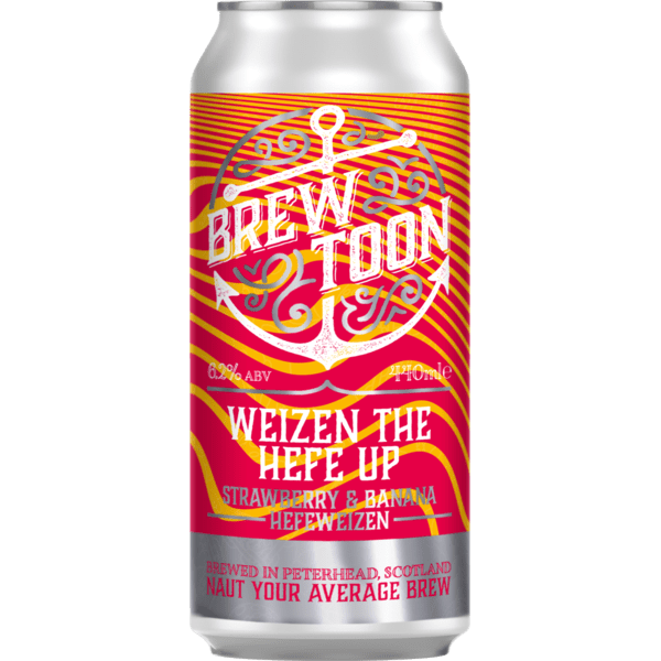 Brew Toon Weizen The Hefe Up - Strawberry & Banana Hefeweizen-Scottish Beers-5060523961221-Fountainhall Wines