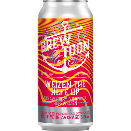 Brew Toon Weizen The Hefe Up - Strawberry & Banana Hefeweizen-Scottish Beers-5060523961221-Fountainhall Wines