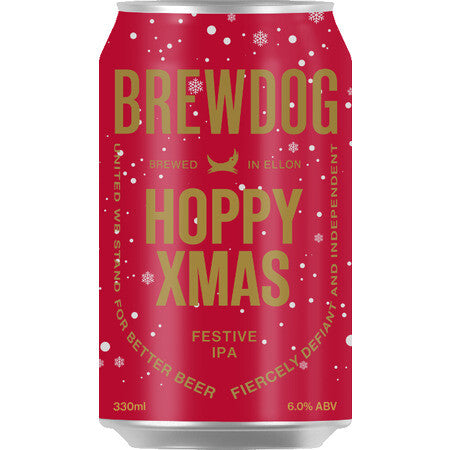 Brewdog Hoppy Xmas - Festive IPA 330ml Can-Scottish Beers-5056025428058-Fountainhall Wines