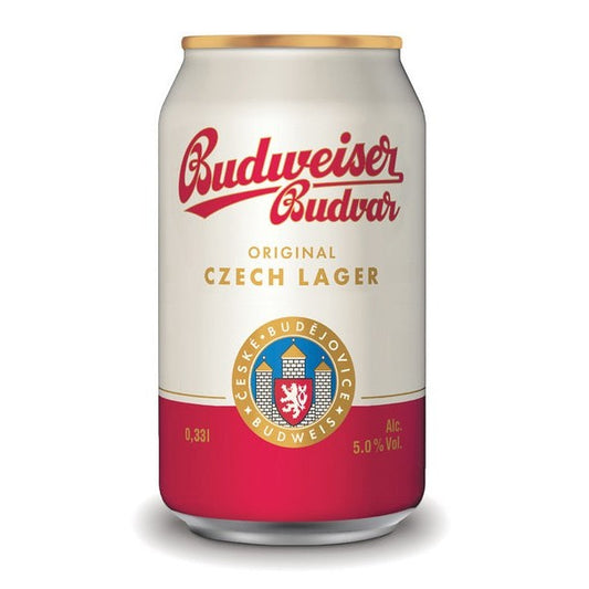Budweiser Budvar Original 330ml Can - Czech Lager-World Beer-8594403310122-Fountainhall Wines