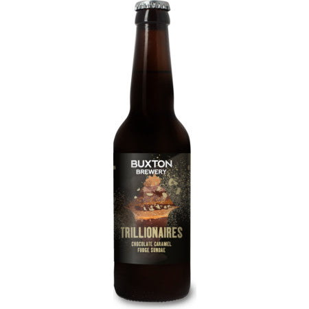 Buxton Brewery Trillionaires - Chocolate Caramel Fudge Sundae - Decadent Imperial Stout 330ml-World Beer-5060375385008-Fountainhall Wines