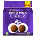 Cadbury Dairy Milk Giant Buttons 85G (Price Marked £1.69)-Confectionery-Fountainhall Wines