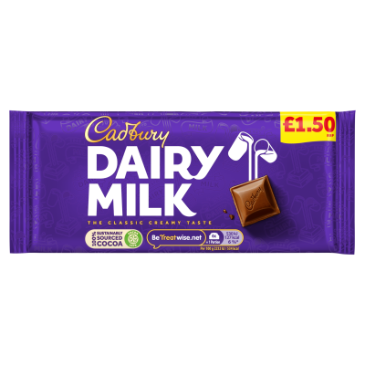 Cadbury Dairy Milk (Price Marked £1.50)-Confectionery-7622202240249-Fountainhall Wines