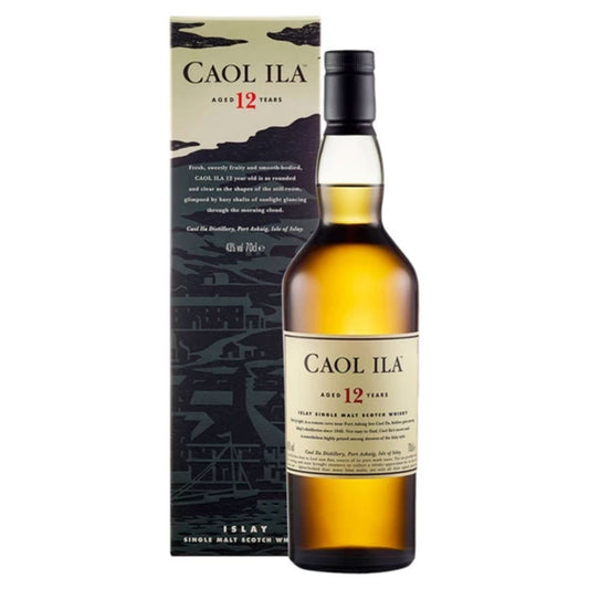 Caol Ila 12 Year Old - Single Malt Scotch Whisky-Single Malt Scotch Whisky-5000281016283-Fountainhall Wines