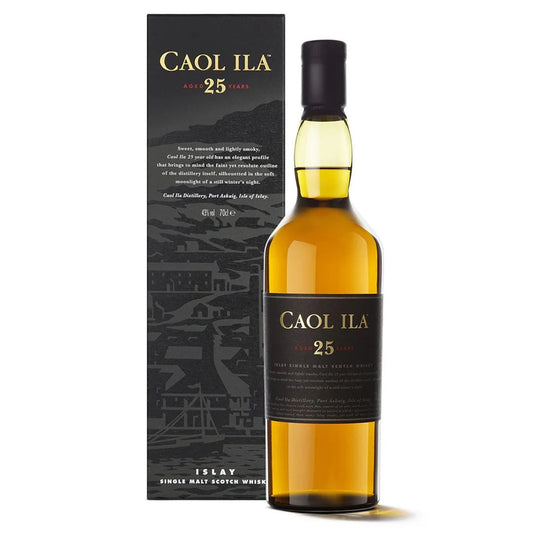 Caol Ila 25 Year Old - Single Malt Scotch Whisky-Single Malt Scotch Whisky-5000281027104-Fountainhall Wines