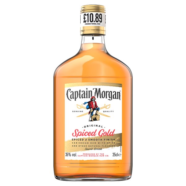 Captain Morgan Original Spiced Gold 35cl (Price Marked £10.89)-Spiced Rum-Fountainhall Wines