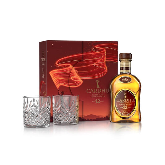 Cardhu 12 Year Old, 2 Glass Gift Pack - Single Malt Scotch Whisky-Single Malt Scotch Whisky-5000267187617-Fountainhall Wines