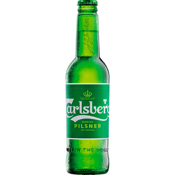 Carlsberg Danish Pilsner Lager Beer 330ml Bottle-World Beer-Fountainhall Wines