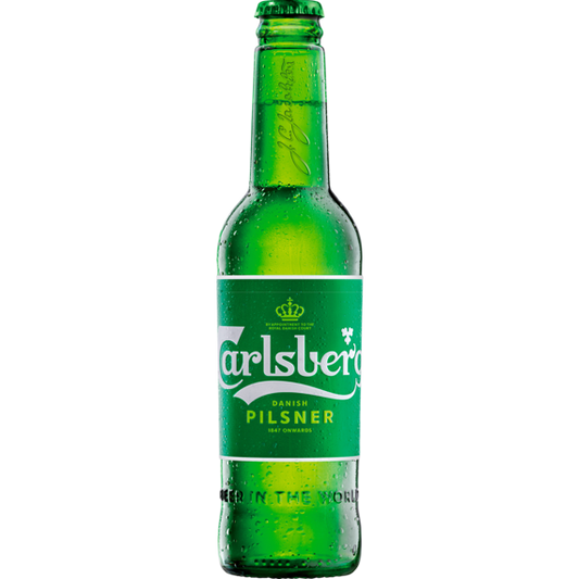 Carlsberg Danish Pilsner Lager Beer 330ml Bottle-World Beer-Fountainhall Wines