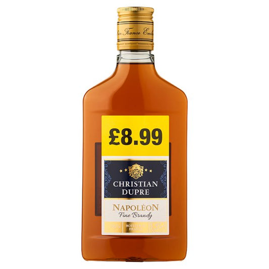 Christian Dupre Napoleon Fine Brandy 35cl (Price Marked £8.99)-Brandy / Cognac / Armagnac-Fountainhall Wines