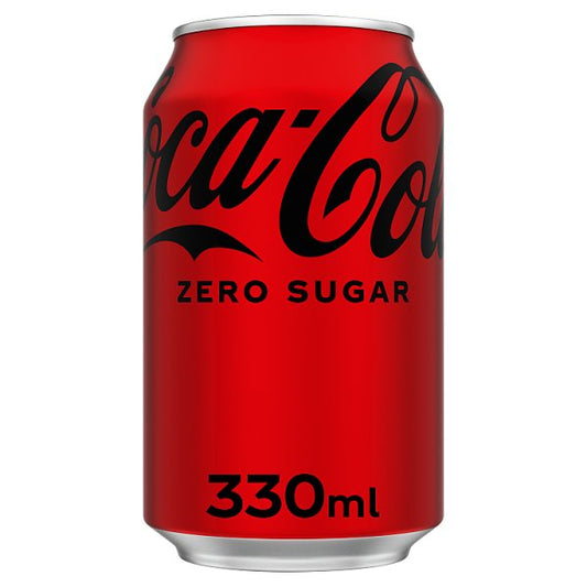 Coca-Cola Zero Sugar 330ml Can-Soft Drink-Fountainhall Wines