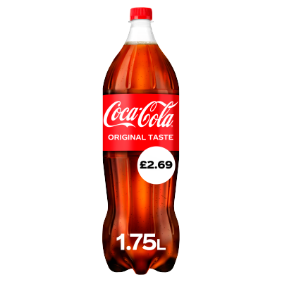 Coke 1.75 Litre (Price Marked £2.69)-Soft Drink-Fountainhall Wines