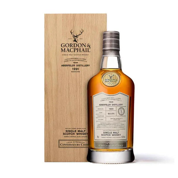 Connoisseurs Choice Aberfeldy 31 Year Old 1991 Cask Strength (Gordon & MacPhail) - Single Malt Scotch Whisky-Single Malt Scotch Whisky-Fountainhall Wines