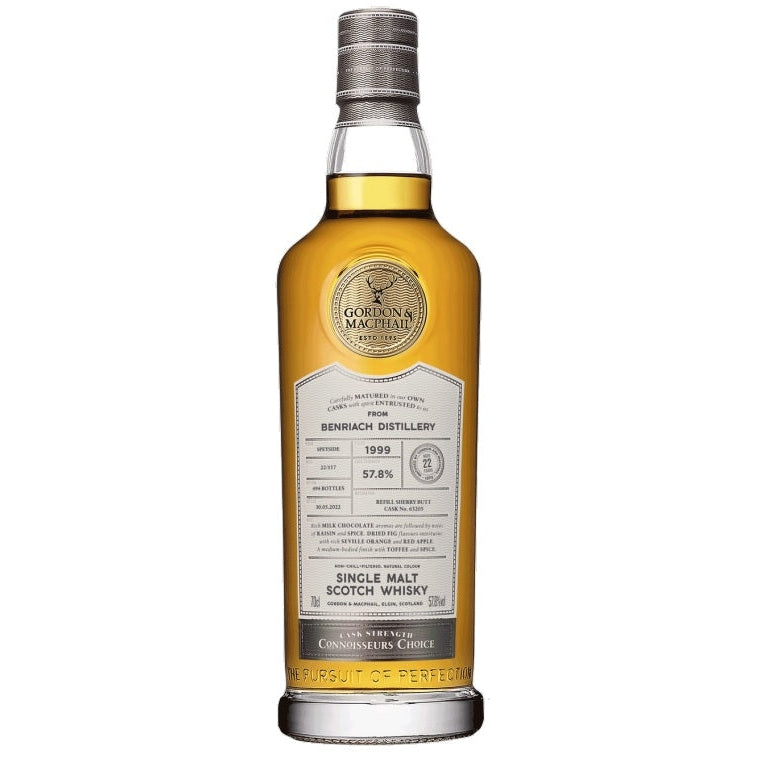 Connoisseurs Choice Benraich 22 Year Old Cask Strength 1999 (Gordon & MacPhail) - Single Malt Scotch Whisky-Single Malt Scotch Whisky-5020613092655-Fountainhall Wines