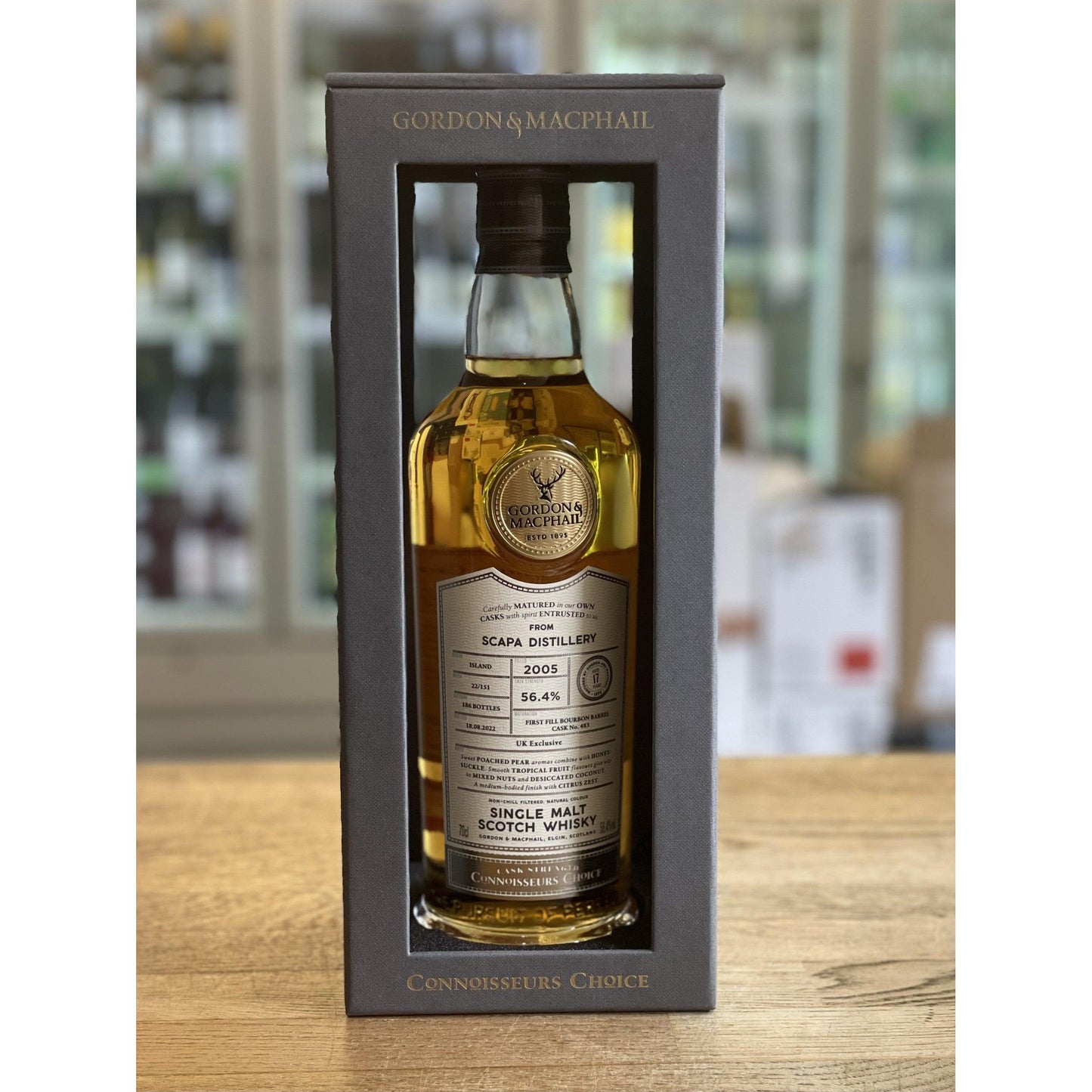 Connoisseurs Choice Scapa 2005 56.4% Cask (Gordon & MacPhail) - Single Malt Scotch Whisky-Single Malt Scotch Whisky-Fountainhall Wines