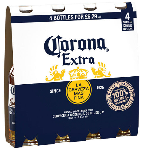 Corona Extra 4X330ml-World Beer-5014379023725-Fountainhall Wines