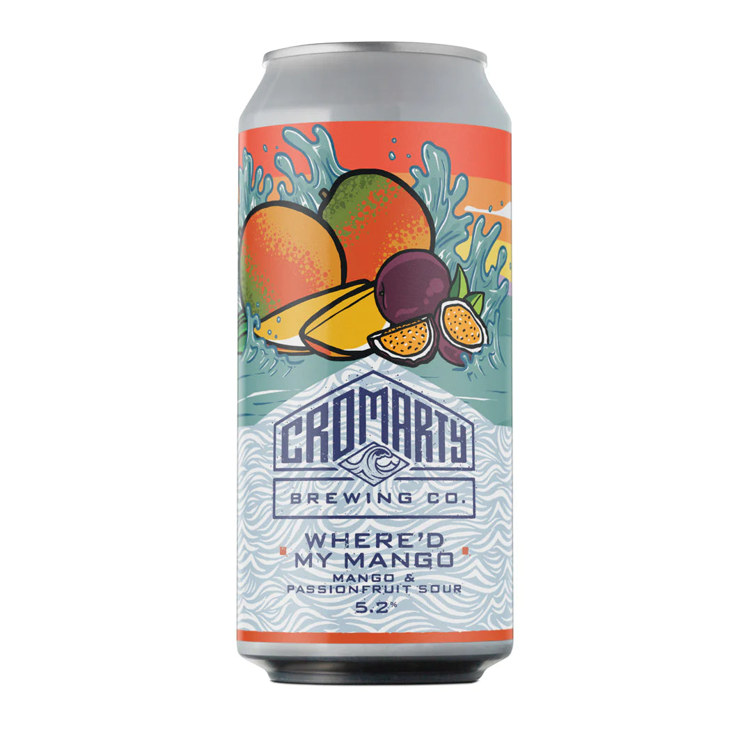 Cromarty Brewing Co. Where'd My Mango - Mango & Passionfruit Sour 440ml-Scottish Beers-5060311970664-Fountainhall Wines