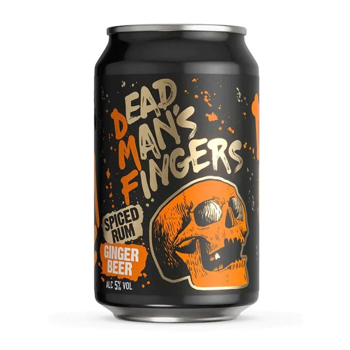 Dead Man’s Fingers Rum & Ginger Beer 330ml-RTD's (Ready To Drink)-5011166068990-Fountainhall Wines