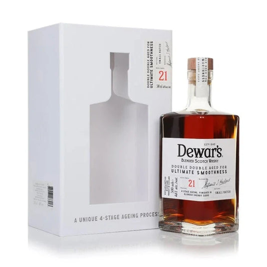 Dewar's Double Double 21 Year Old Whisky 50cl-Blended Whisky-Fountainhall Wines