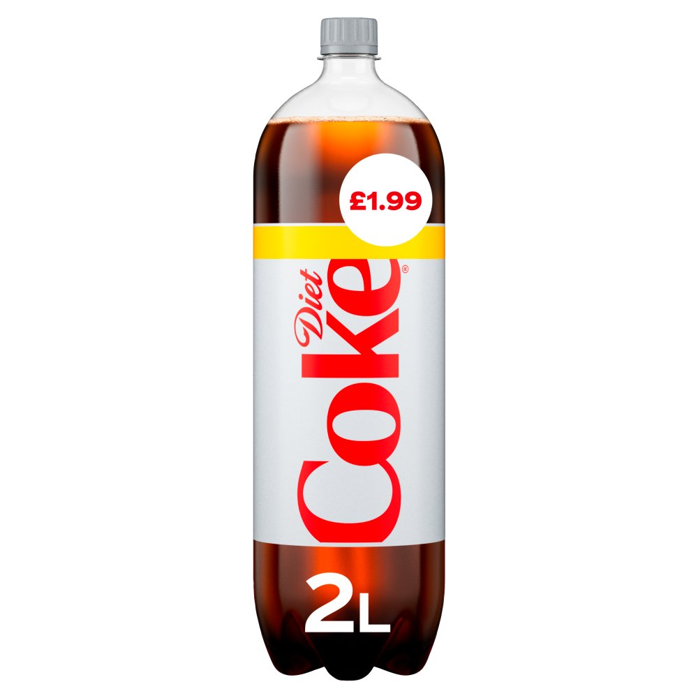 Diet Coke 2 Litre (Price Marked £1.99)-Soft Drink-Fountainhall Wines