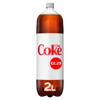 Diet Coke 2 Litre (Price Marked £2.29)-Soft Drink-5000112669688-Fountainhall Wines