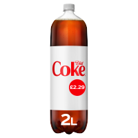 Diet Coke 2 Litre (Price Marked £2.29)-Soft Drink-Fountainhall Wines