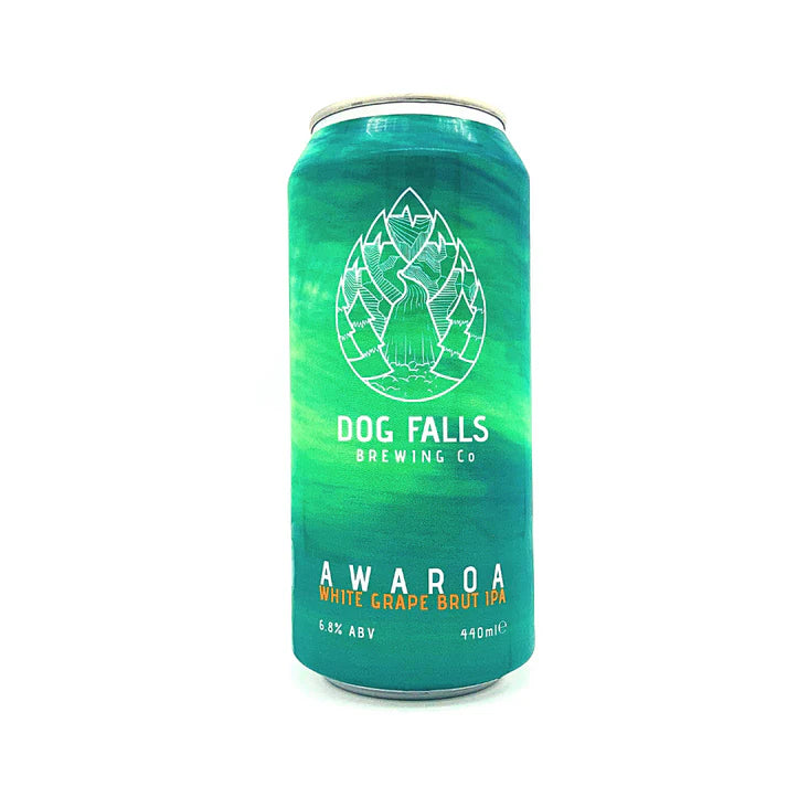 Dog Falls Brewing Co Awaroa - White Grape Brut IPA 440ml-Beer-Fountainhall Wines