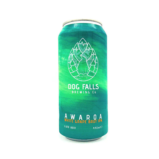 Dog Falls Brewing Co Awaroa - White Grape Brut IPA 440ml-Beer-Fountainhall Wines
