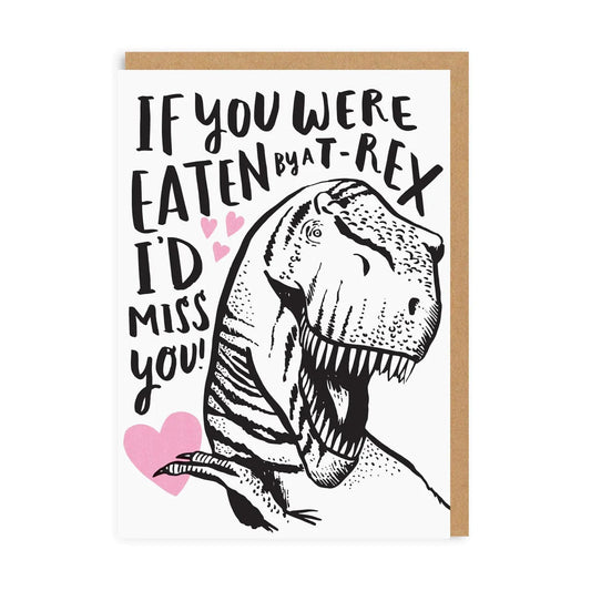 Eaten By A T-Rex Card (From My Beautiful Caravan)-Fountainhall Wines