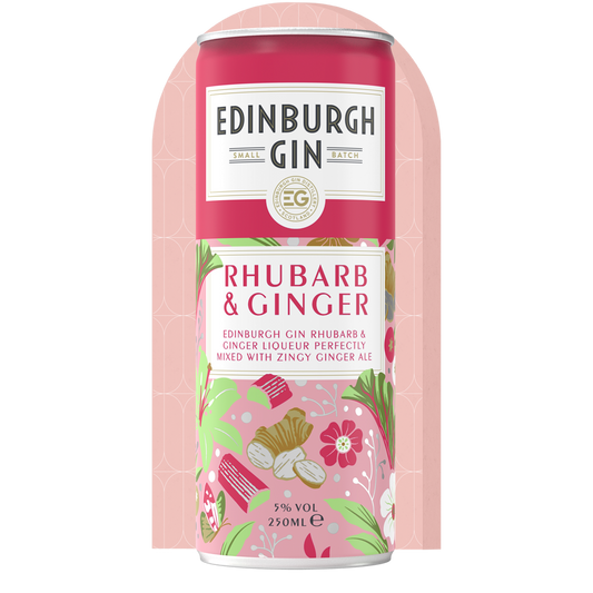Edinburgh Gin's Rhubarb & Ginger 250ml-RTD's (Ready To Drink)-Fountainhall Wines