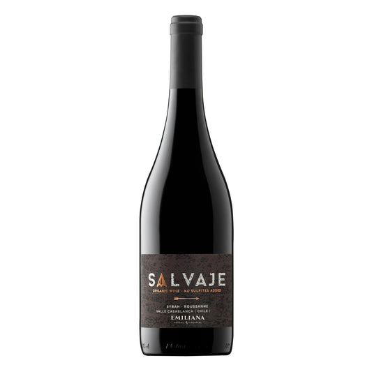 Emiliana Salvaje Syrah Roussanne-Red Wine-Fountainhall Wines